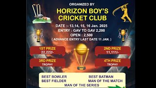 HORIZON BOYS CRICKET CLUB  DAY 2 [upl. by Namolos]