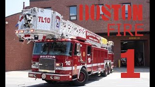 WIKID RESPONSE COMPILATION BOSTON FIRE DEPARTMENT RESPONDING THROUGH THE STREETS OF BOSTON [upl. by Garceau]