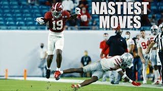 Nastiest Moves Hurdles Jukes Spin Moves amp Stiff Arms Of The 202021 College Football Season ᴴᴰ [upl. by Floridia787]