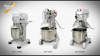 Manual Planetary Mixer  Bakery Machines and Equipment  SM100C  SM200  SM200C [upl. by Kolivas313]