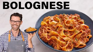 Easy Bolognese Sauce Recipe [upl. by Amoihc]