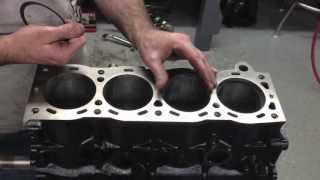 22RE Performance ring gap check on a Toyota 22RE rebuilt engine [upl. by Rednave]