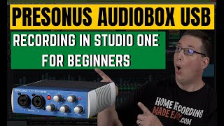 Presonus AudioBox USB  How To Get Started  For Beginners [upl. by Castera]