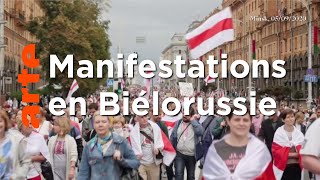 Biélorussie  résister depuis l’extérieur  ARTE Reportage [upl. by Kcirdez]