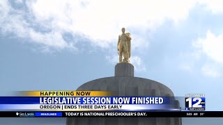 Oregon legislative session now finished [upl. by Angie]