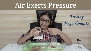 Air Exerts Pressure Experiment Class 6Class7  Air Pressure Activities  Air Pressure Demo [upl. by Jermyn108]