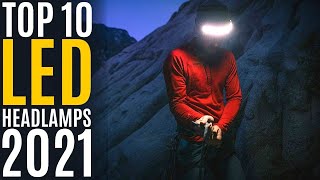 Top 10 Best LED Headlamps of 2021  LED Wide Angle Headlight Flashlight for Camping Biking [upl. by Puri]