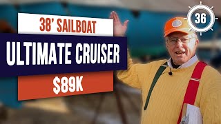 89k  GO CRUISING Catalina 380 Sailboat for Sale  EP36 boattour boatreview [upl. by Zrike]