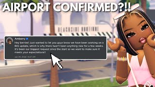 AIRPORT IN BERRY AVENUE CONFIRMED 🧳✈️  Berry Avenue RP 2024 Update [upl. by Lotty]