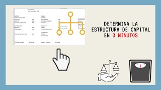 ¿Cómo determinar la estructura de CAPITAL en EXCEL 3 MIN [upl. by Omero]