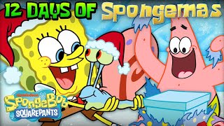 quot12 Days of Spongemasquot Music Video 🎄  New SpongeBob Holiday Song [upl. by Eilyah726]