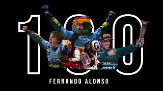 Fernando Alonso 100th Podium Tribute [upl. by Ahsilav867]