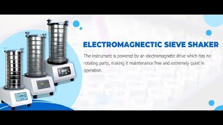 Laboratory electromagnetic Sieve Shaker Equipment [upl. by Arluene]