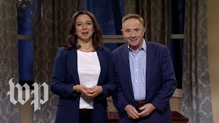 SNL vs reality Kamala Harris hosts a Unity Seder with Biden Cruz [upl. by Arihppas]