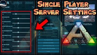 ARK Singleplayer Settings Setup Tutorial for PC XBOX amp PS4 2021 [upl. by Derrik283]