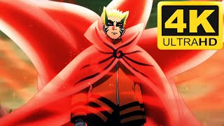 4K 120FPS Naruto vs Isshiki  RAW [upl. by Hume]