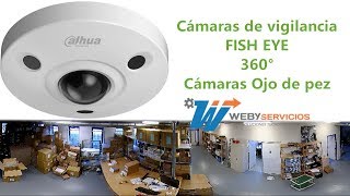 Cámaras Fish Eye 360° y Dewarping de CCTV Vigilancia [upl. by Eleirbag]