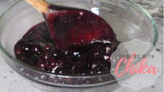 Easy Blueberry Sauce Recipe  Episode 38 [upl. by Tedi]