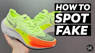 Nike ZoomX VAPORFLY NEXT 2 Neon Lights REAL VS FAKE [upl. by Hoenack55]