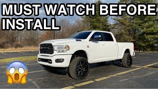 INSTALLING 2019 RAM 2500 LEVELING KIT THE RIGHT WAY [upl. by Lobiv]