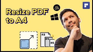 How to resize PDF to A4 on Windows and Mac Step by Step Guide [upl. by Ozzy412]