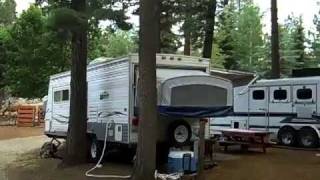 BLUE SPRUCE RV PARK and CABINS Lake Vallecito Colorado [upl. by Sindee]