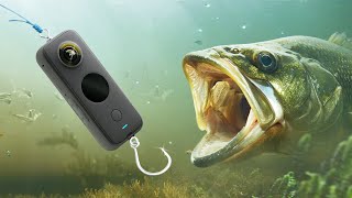 I Turned a 360 Camera into a Fishing lure [upl. by Yolanda694]