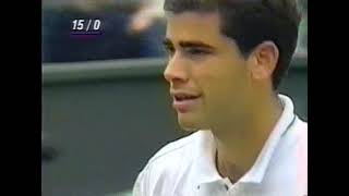 Wimbledon 1996 QF Krajicek vs Sampras [upl. by Suryc]