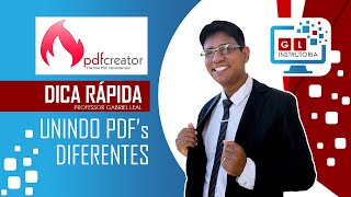 Como unir PDFs usando o PDF Creator [upl. by Yorled]