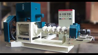 httpswwwpelletizermillcom supplies floating fish feed pellet mill machine for making fish feed [upl. by Eedrahs]