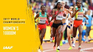 Womens 10000m Final  IAAF World Championships London 2017 [upl. by Charla]