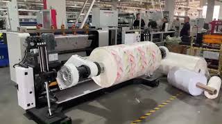 sheeter for sandwich wrapping paper hight speedcuttingmachine wrappingpaper sheeter mcdonald [upl. by Vani]