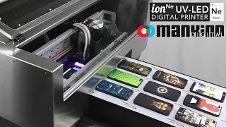 Neon UVLED Printer  iPhone Cases Printing Process [upl. by Sibelle]