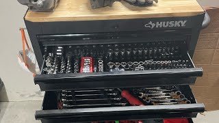 Husky 27” Tool Chest Review amp Tool Box Tour [upl. by Yeta]