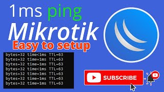 1ms ping Mikrotik setup [upl. by Colleen]