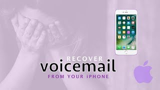 How To Recover voicemail Messages On Your iphone [upl. by Eelam]