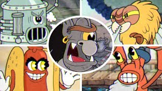 Cuphead  All Mini Bosses [upl. by Ardnuaet]