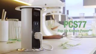 PopUp Kitchen Power Grommet from Mockett  PCS77 [upl. by Kasper722]