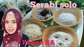 Resep serabi solo notosuman [upl. by Ainafetse]