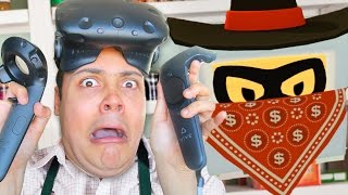 I GET ROBBED WHILE WORKING AT THE STORE  🔫  Store Clerk Job Simulator Virtual Reality [upl. by Kowtko206]