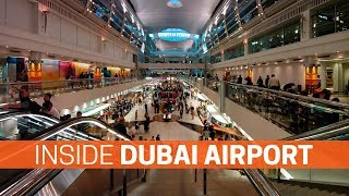 Inside the Dubai Airport  DETAIL TOUR  Busiest Airport In The World [upl. by Ahter351]