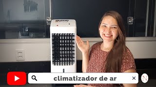 CLIMATIZADOR DE AR 4 EM 1 COM CONTROLE REMOTO [upl. by Ecital]