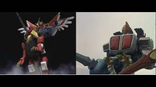 Hyakujū Sentai Gaoranger  Giant Animal of Legend Gao Centaurus amp Gao Knight theme OST [upl. by Annoek]