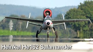 RC Heinkel He162 15 Scale With Home Made Turbine [upl. by Alyssa]