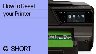 How to reset your HP printer  HP Support [upl. by Nyltyak911]