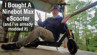 I Bought a Ninebot Max escooter and install Monorim suspension [upl. by Adyahs]