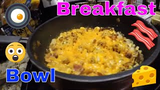 HOW TO MAKE A HOMEMADE JIMMY DEAN BREAKFAST BOWL [upl. by Gwynne]