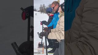 So why standing up skiing for CP children  GoToSki Risoul 2024 [upl. by Dupaix]