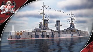 Minecraft WW1 Gangut  GangutClass Dreadnought Tutorial [upl. by Nivat]