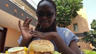 AFRO PARK HOTEL Review Muyenga Tankhill road kampala restaurantreview mukbang uganda [upl. by Schofield]